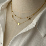 DOUBLE CLOVER ~ NECKLACE