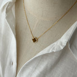 TIGER CLOVER * STERLING SILVER NECKLACE