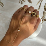 KLARA * STERLING SILVER RING BRACELET