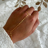 LIZA * STERLING SILVER RING BRACELET