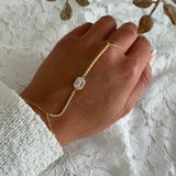 PRINCESS * STERLING SILVER RING BRACELET