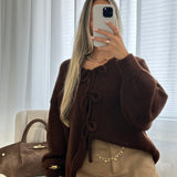 GINA ~ SCHLEIFEN CARDIGAN