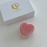 CAJA PARA ANILLOS DE TERCIOPELO CON CORAZÓN