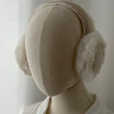 CREAMY EAR WARMERS