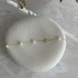 PEARLY CICI * STERLING SILVER BRACELET