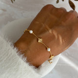 CLARA * STERLING SILVER BRACELET || GOLD ROSÉ