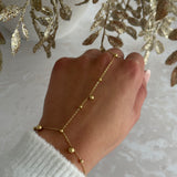 GOLD BUBBLE ~ RING BRACELET
