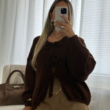 GINA ~ SCHLEIFEN CARDIGAN