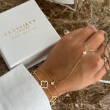 LISSY * STERLING SILVER RING BRACELET
